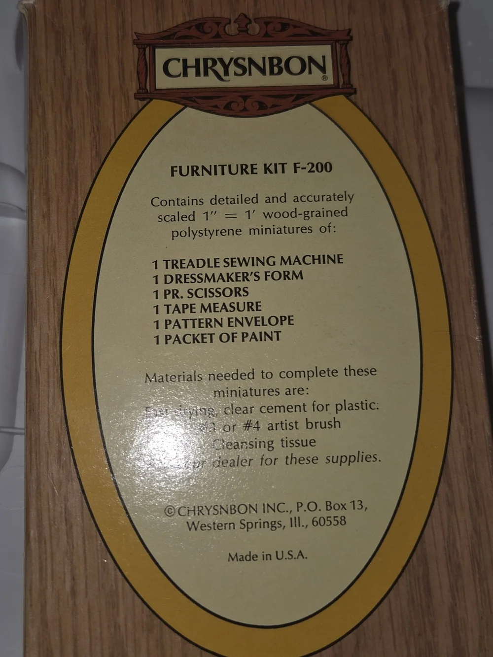 chrysnbon vintage treadle